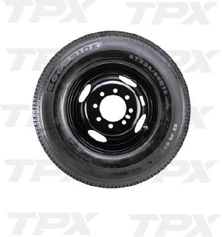 BLACK DUAL 235/80  R16 14ply  4.77  8 on 6.5