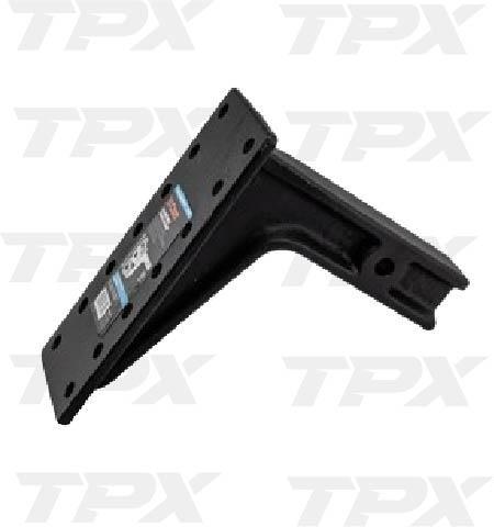 ADJUSTABLE PINTLE MOUNT PLATE WITH 2" SHANK 7-1/2 16K