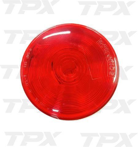 4" ROUND, GROMMET MOUNT, STOP/TURN/TAIL,RED