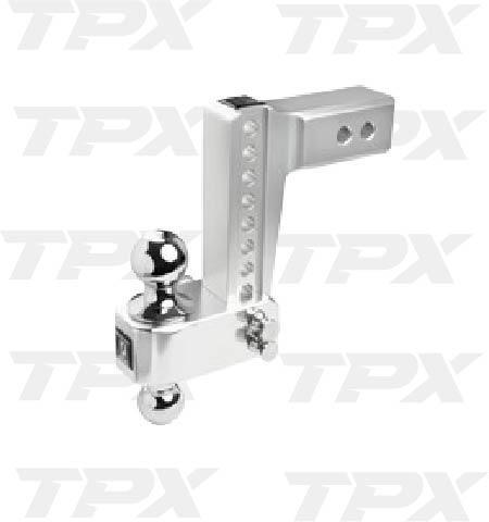 2.5" Aluminum Medium Duty 6" Drop/Rise Hitch