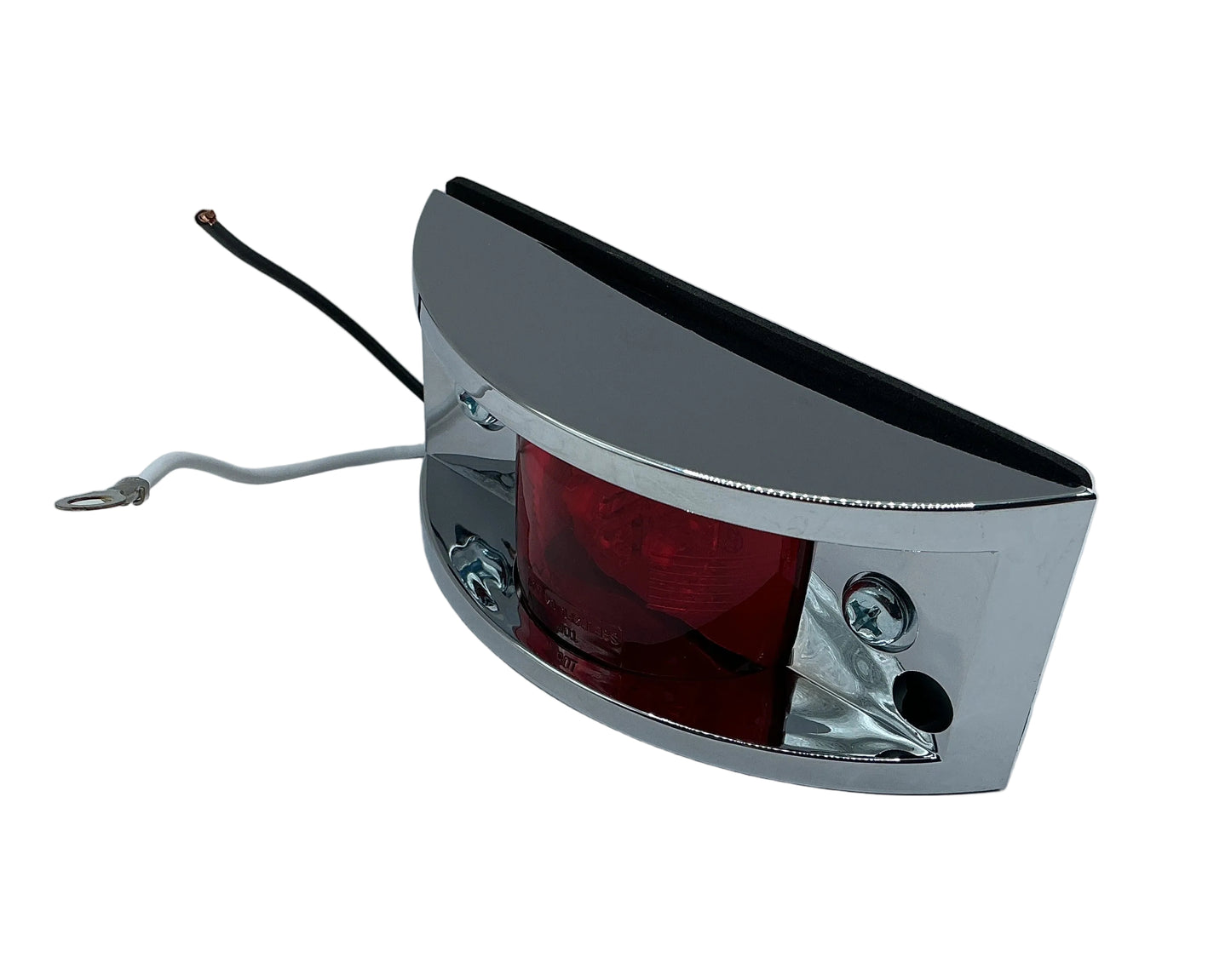 LED LIGHT C/M CHROME PLATED VANGUARD STYLE RED