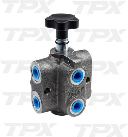 2-WAY SELECTOR VALVE #6 SAE FEMALE