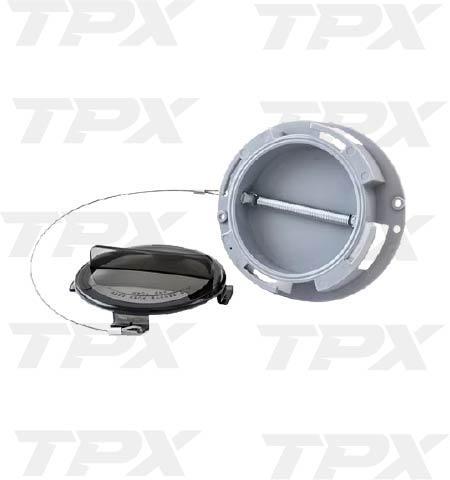 Document Holder, Round, Flush Mt with Removable Cap