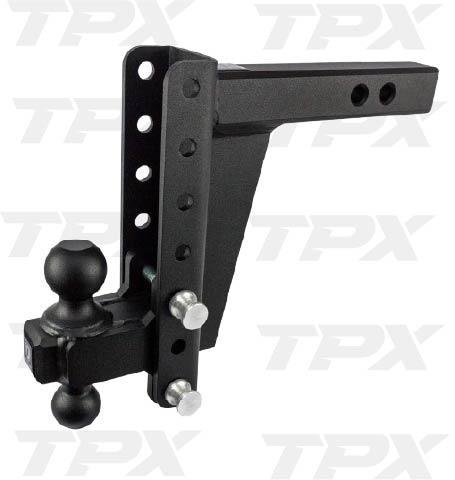 BULLETPROOF DROP/RISE HITCH 2" ALUMINUM MEDIUM DUTY