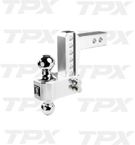 2.0" Aluminum Medium Duty 4" Drop/Rise Hitch