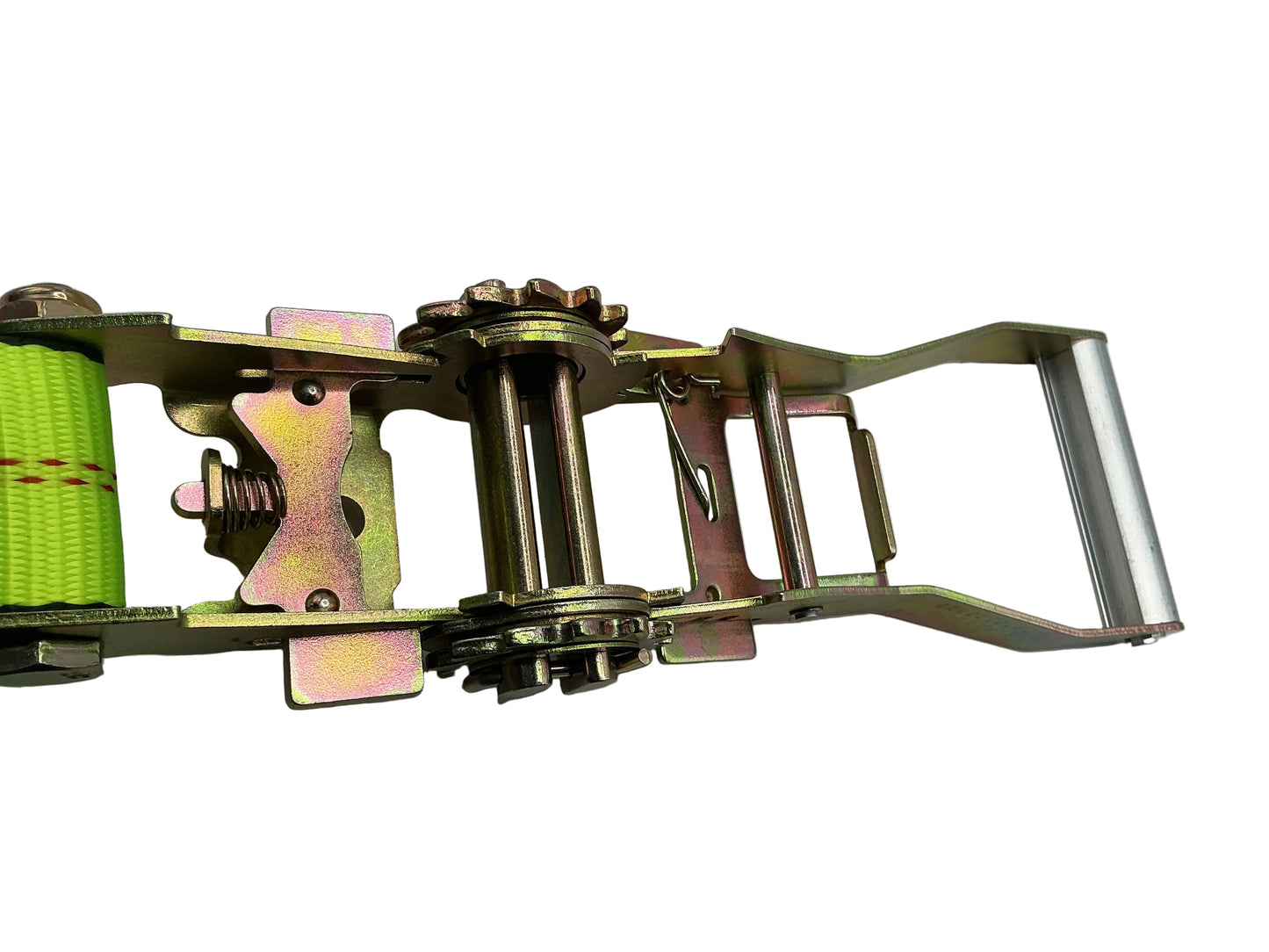 2"x 8' FIXED END RATCHET w/WIRE HOOK (HIGH VIZ WEB)