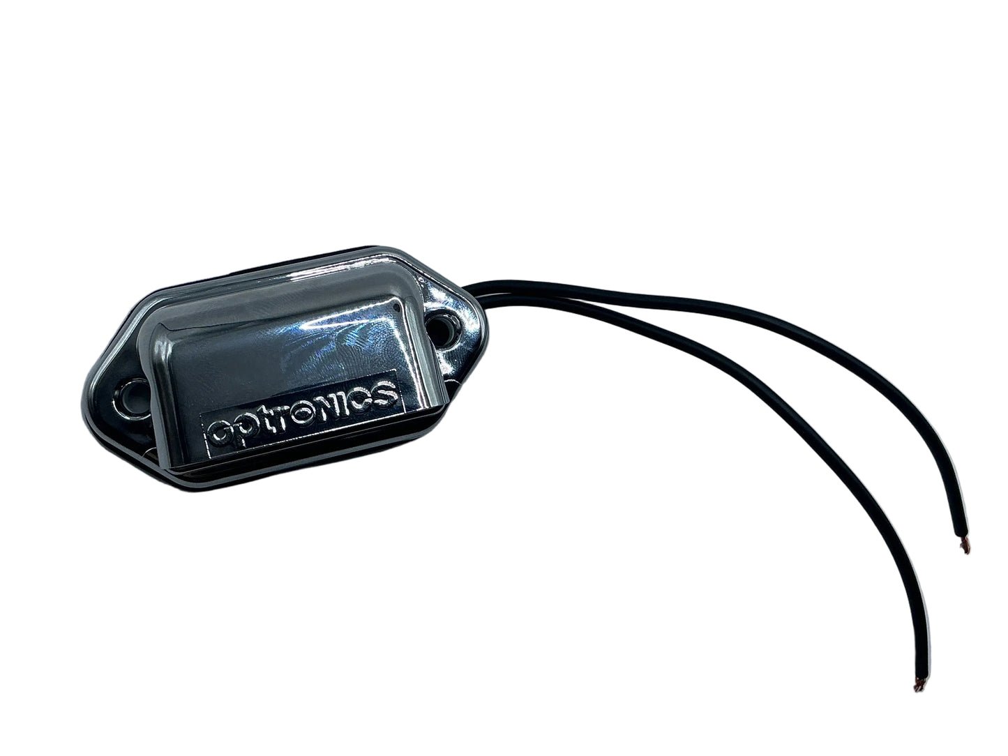LED LICENSE PLATE LIGHT MINI CHROME 2 DIODES
