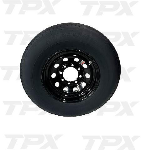 BLACK MOD/SPOKE 235/80 10PLY R16"  OFF BRAND TIRE 8 LUG