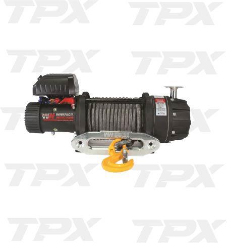 WINCH ELECTRIC WARRIOR 22K SYNTHETIC ROPE