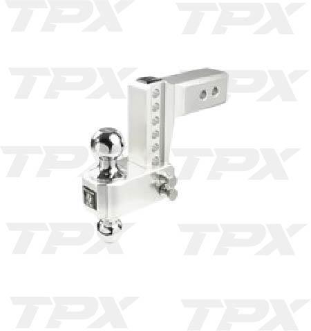 2.5" Aluminum Medium Duty 4"Drop/Rise Hitch