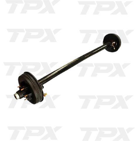 7K 95HF 80SC ELECTRIC BREAKS COMPLETE AXLE W/SPRING LEAFS 865