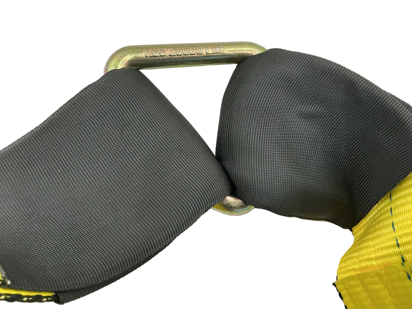 4"x 24' V-BRIDLE WITH 15" PLATED TOW HOOKS