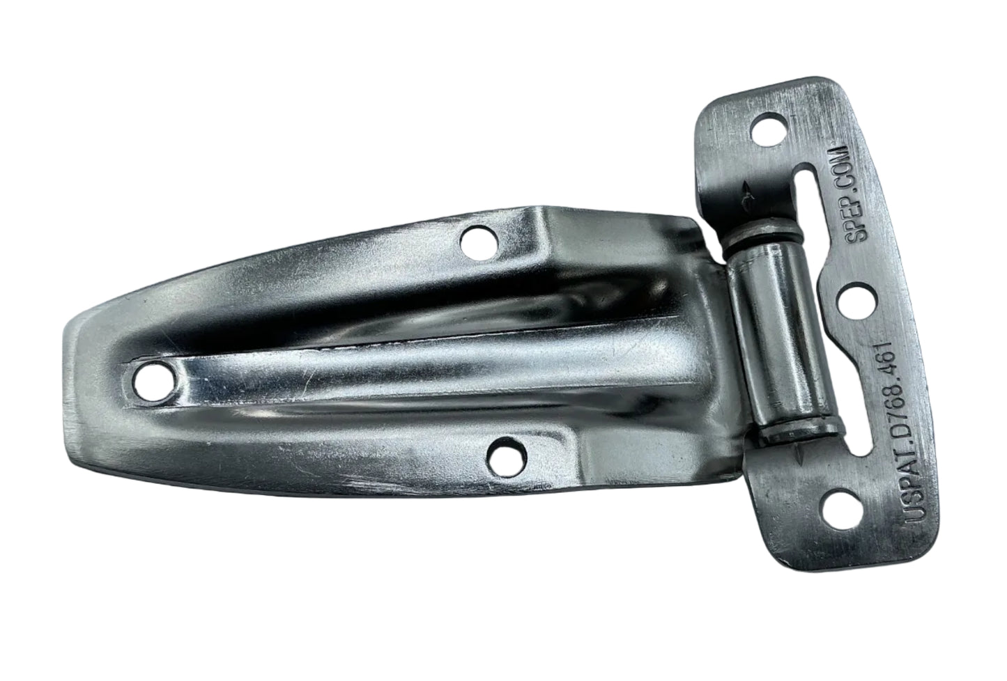 HINGE CHROME FLUSH REVERSIBLE