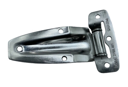 HINGE CHROME FLUSH REVERSIBLE