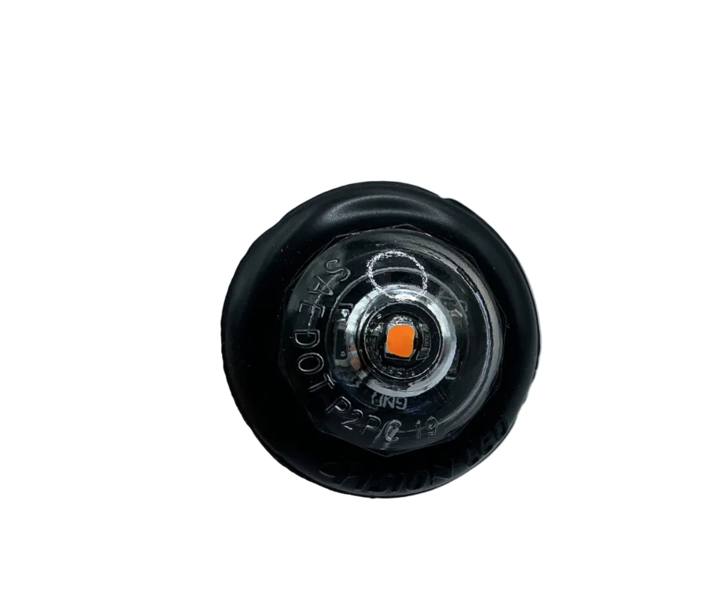 3/4" LED Bullet Light Clear Amber