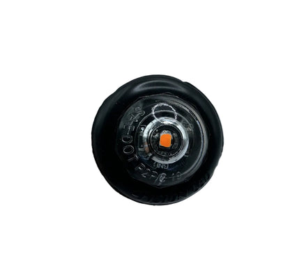 3/4" LED Bullet Light Clear Amber