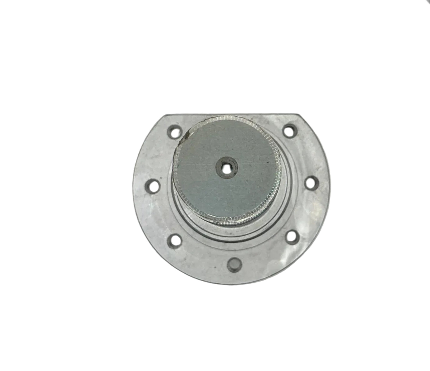 Spindle for 10,000lb axles with cotter hole, integrated flange, for Dexter drums before 2009