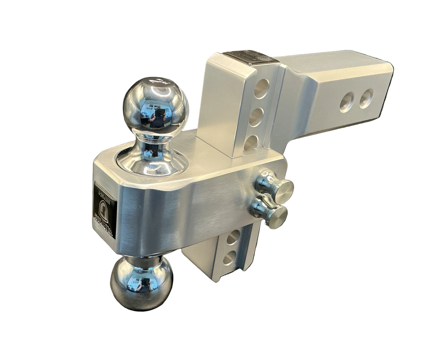 2.5" Aluminum Medium Duty 4"Drop/Rise Hitch