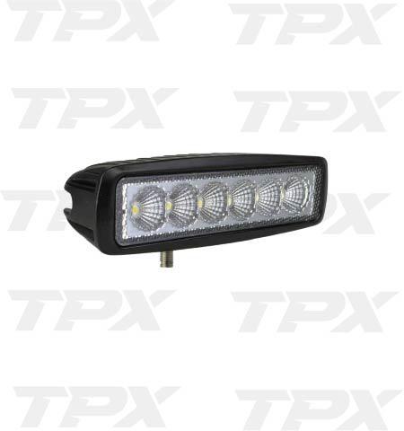 6"LED Light Bar 18w flood 2,880 lumens