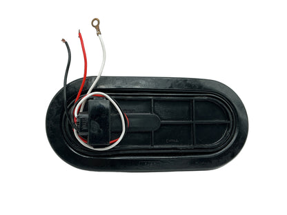 CLEAR 6"OVAL BACKUP LIGHT