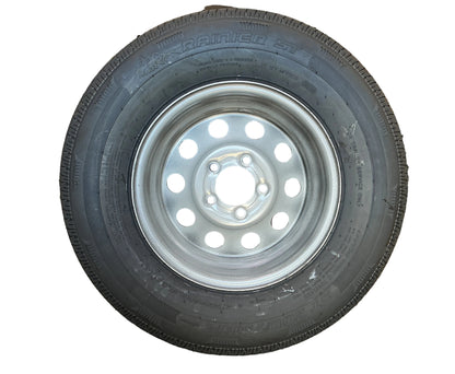 SILVER MOD. 205/75 R14 6PLY 5 on 4.5 W/RAINIER TIRE