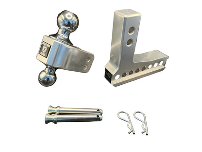 2.0" Aluminum Medium Duty 4" Drop/Rise Hitch