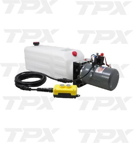 KTI Hydraulic Pump Single Action with 24QT. reservoir