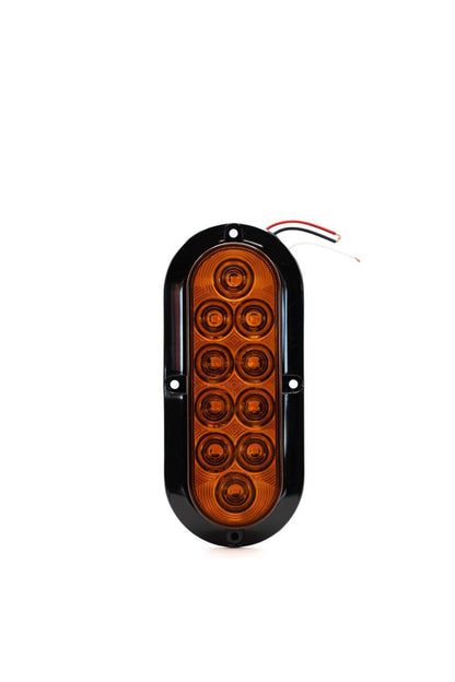 LED LIGHT AMBER 6" OVAL SURFACE KIT