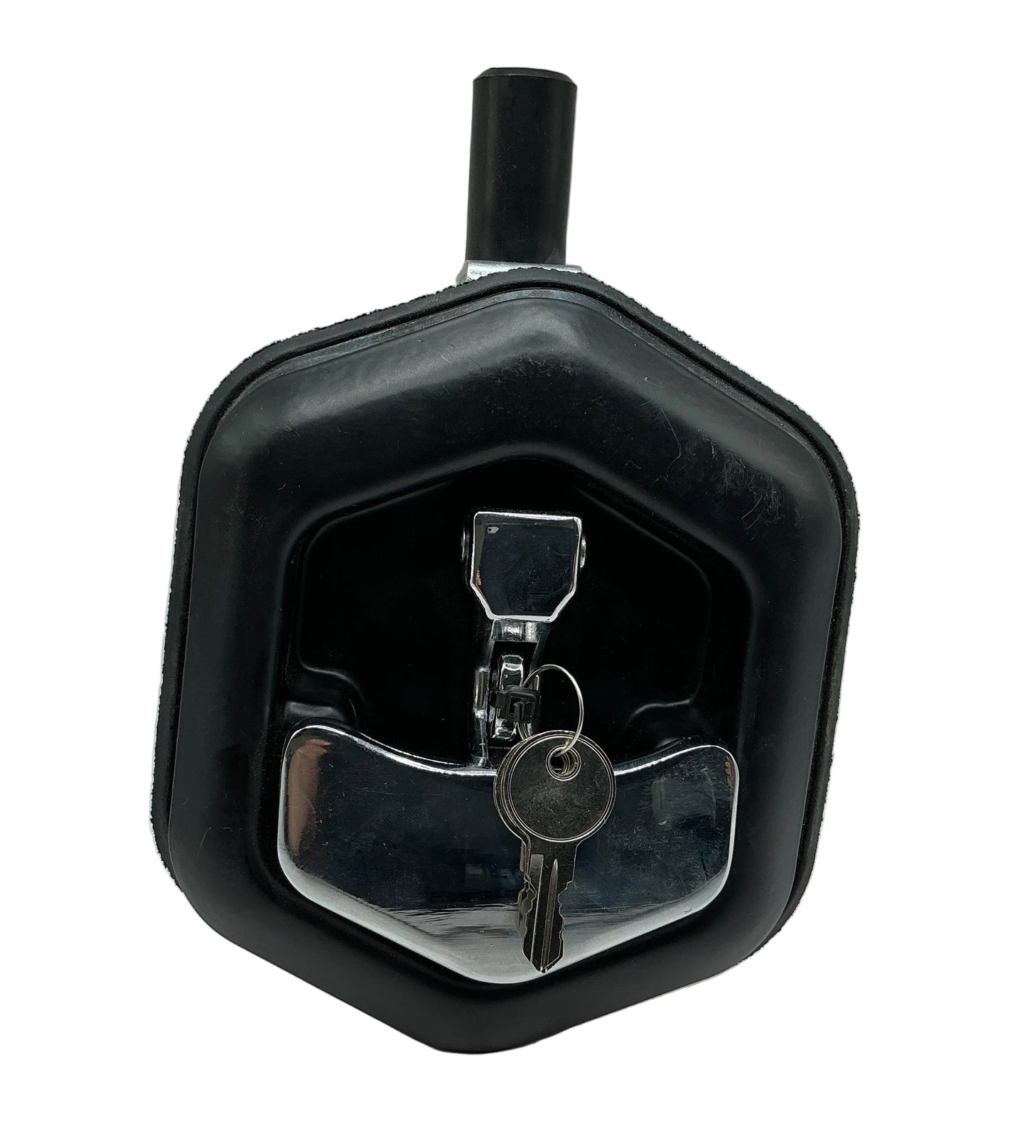STEALTH COMPRESSION LATCH, BLACK PAN, CHROME T-HANDLE