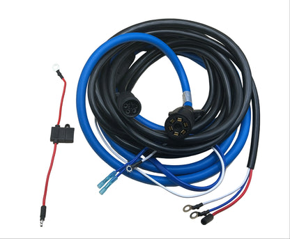 GN 7-WAY HARNESS DUMP FRONT BLUE  -40`C -40`F