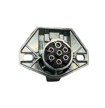 7 POLE ROUND PIN DIE CAST PLUG TRUCK END