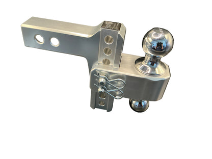 2.0" Aluminum Medium Duty 4" Drop/Rise Hitch