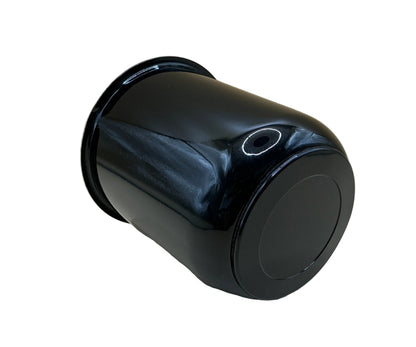 BLACK WITH BLACK AMER CHROME CAP STAINLESS PAINTED