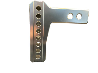 2.0" Aluminum Medium Duty 4" Drop/Rise Hitch