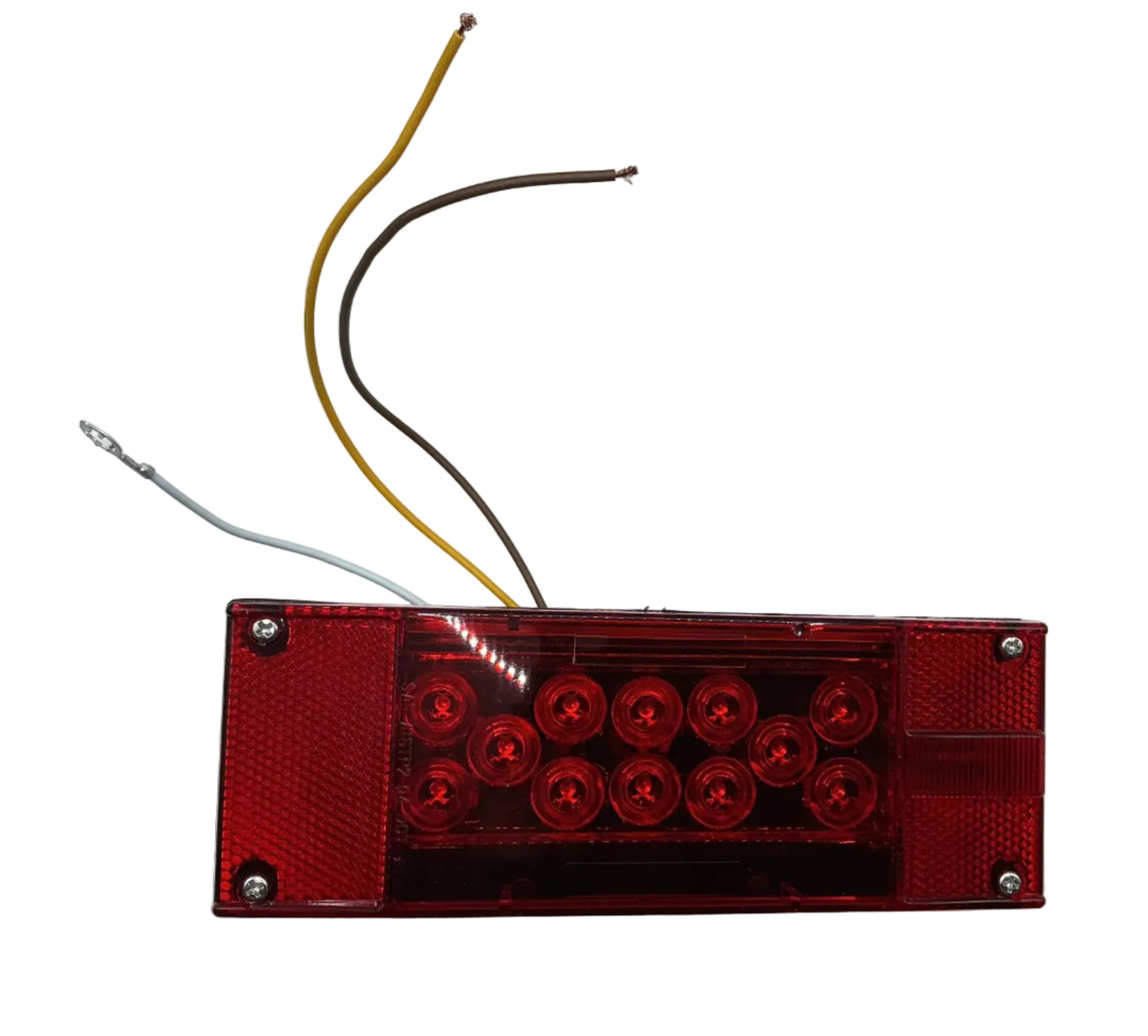 LED STT 8.06 RECT RED 18D W LIC P LIGHT