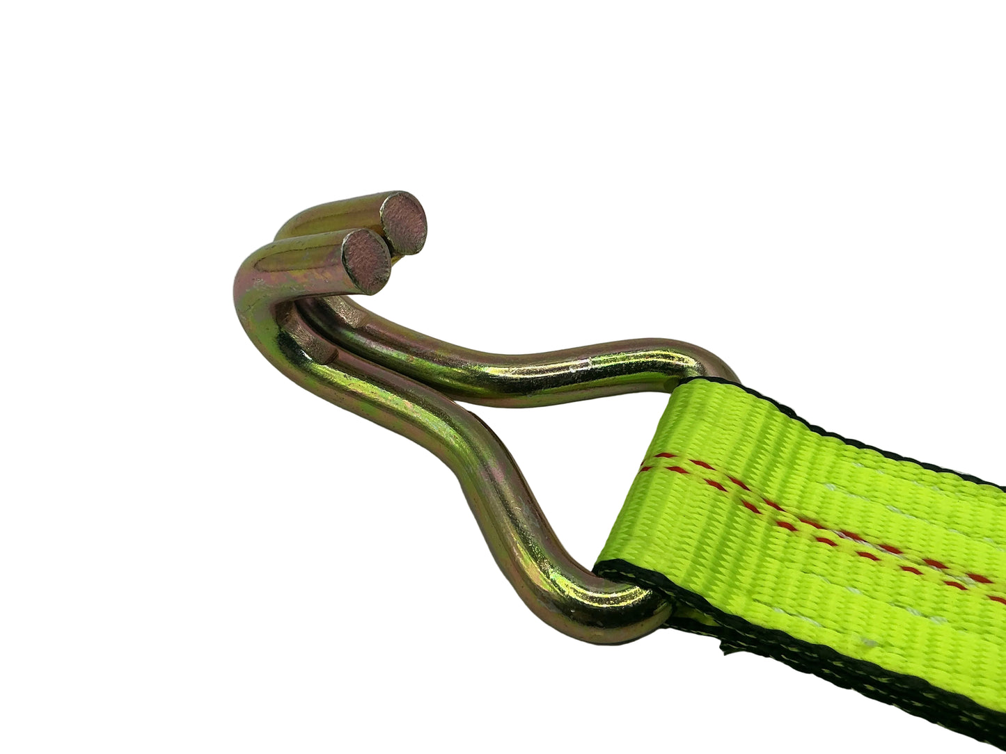2"x 8' FIXED END RATCHET w/WIRE HOOK (HIGH VIZ WEB)