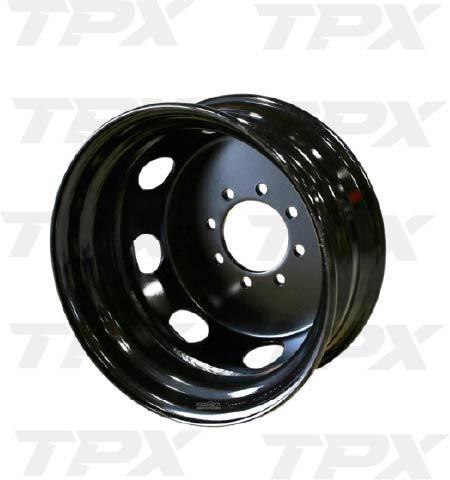 WHEEL 16X6 BLACK MOD DUAL 8 LUG