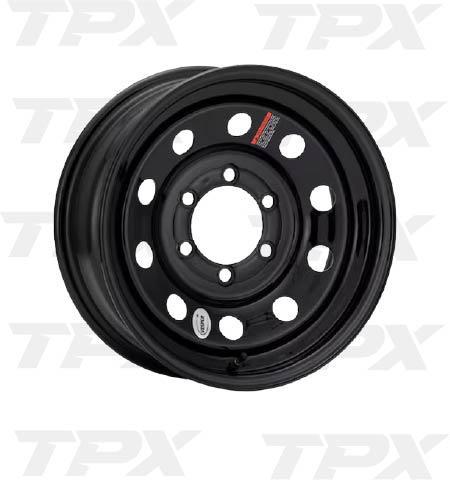 BLACK MOD WHEEL 16"x6" 6 LUG