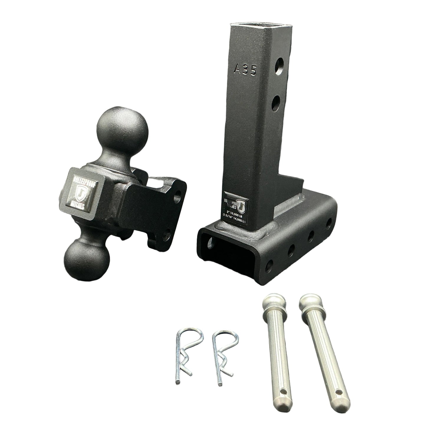2" MEDIUM DUTY 2" DROP/RISE HITCH