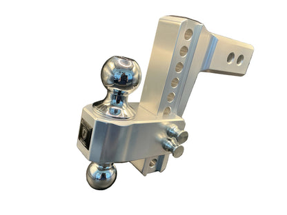 2.5" Aluminum Medium Duty 6" Drop/Rise Hitch