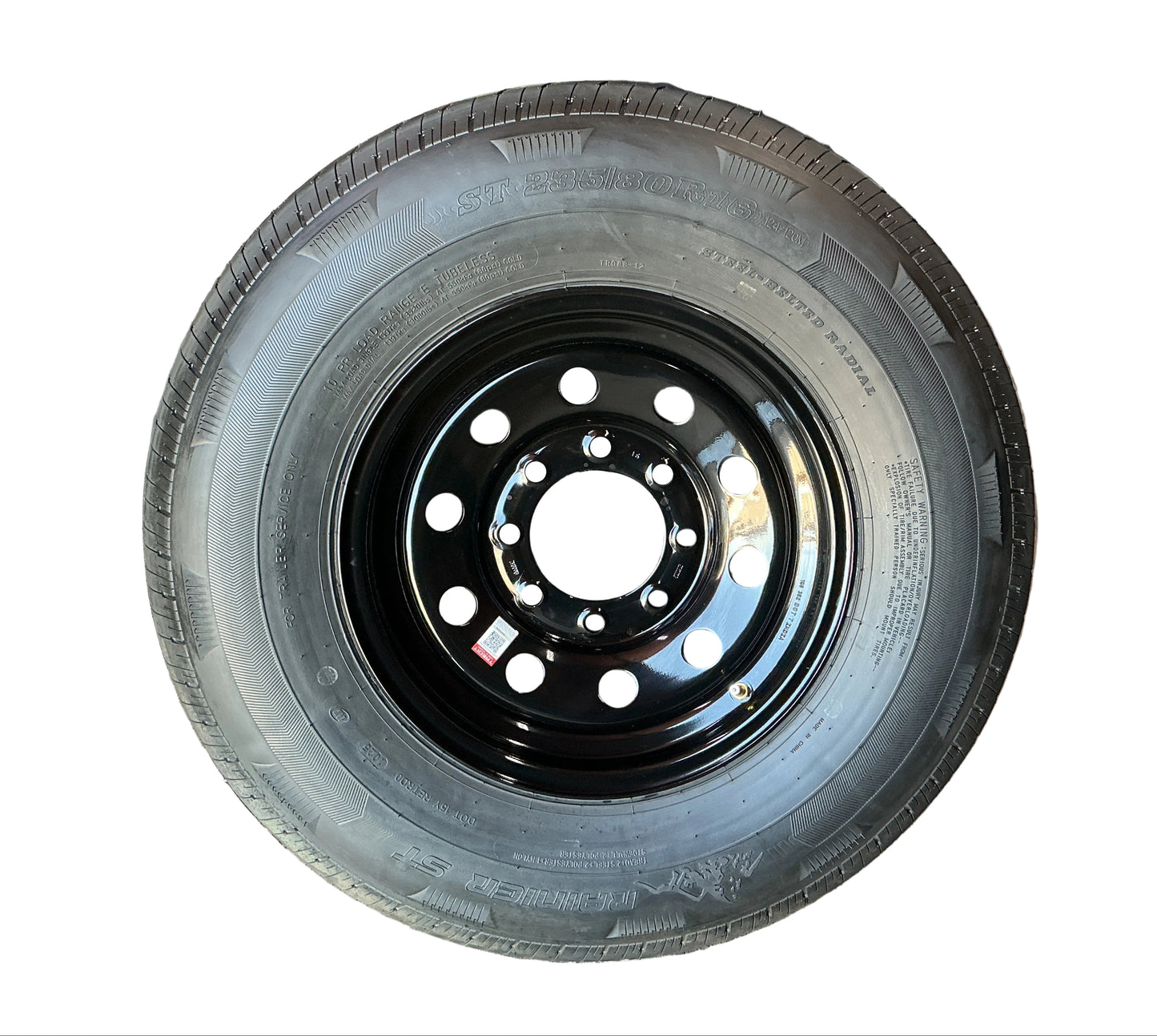 BLACK MOD DUAL OFF BRAND TIRE 235/80 R16 10PLY