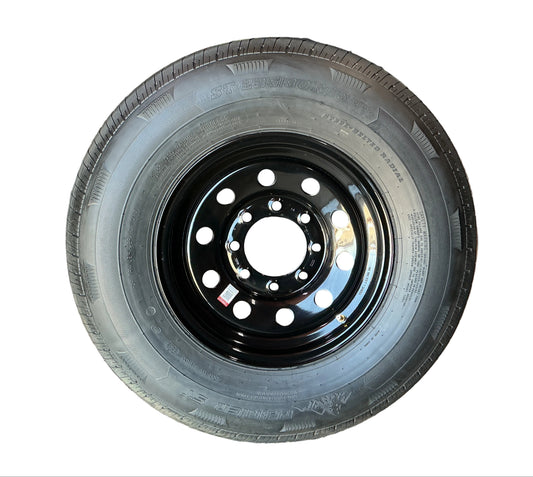 BLACK MOD DUAL OFF BRAND TIRE 235/80 R16 10PLY