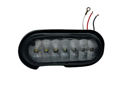 CLEAR 6"OVAL BACKUP LIGHT