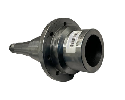 Spindle for 10,000lb axles with cotter hole, integrated flange, for Dexter drums before 2009