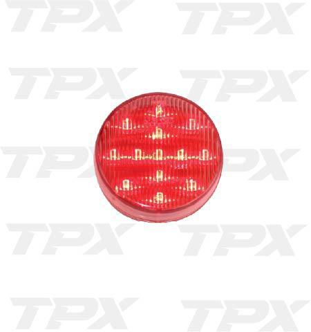 LIGHT 2.5" ROUND RED LED