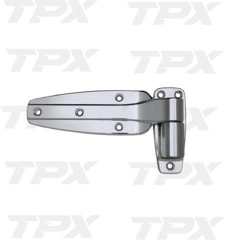 HINGE CHROME FLUSH REVERSIBLE