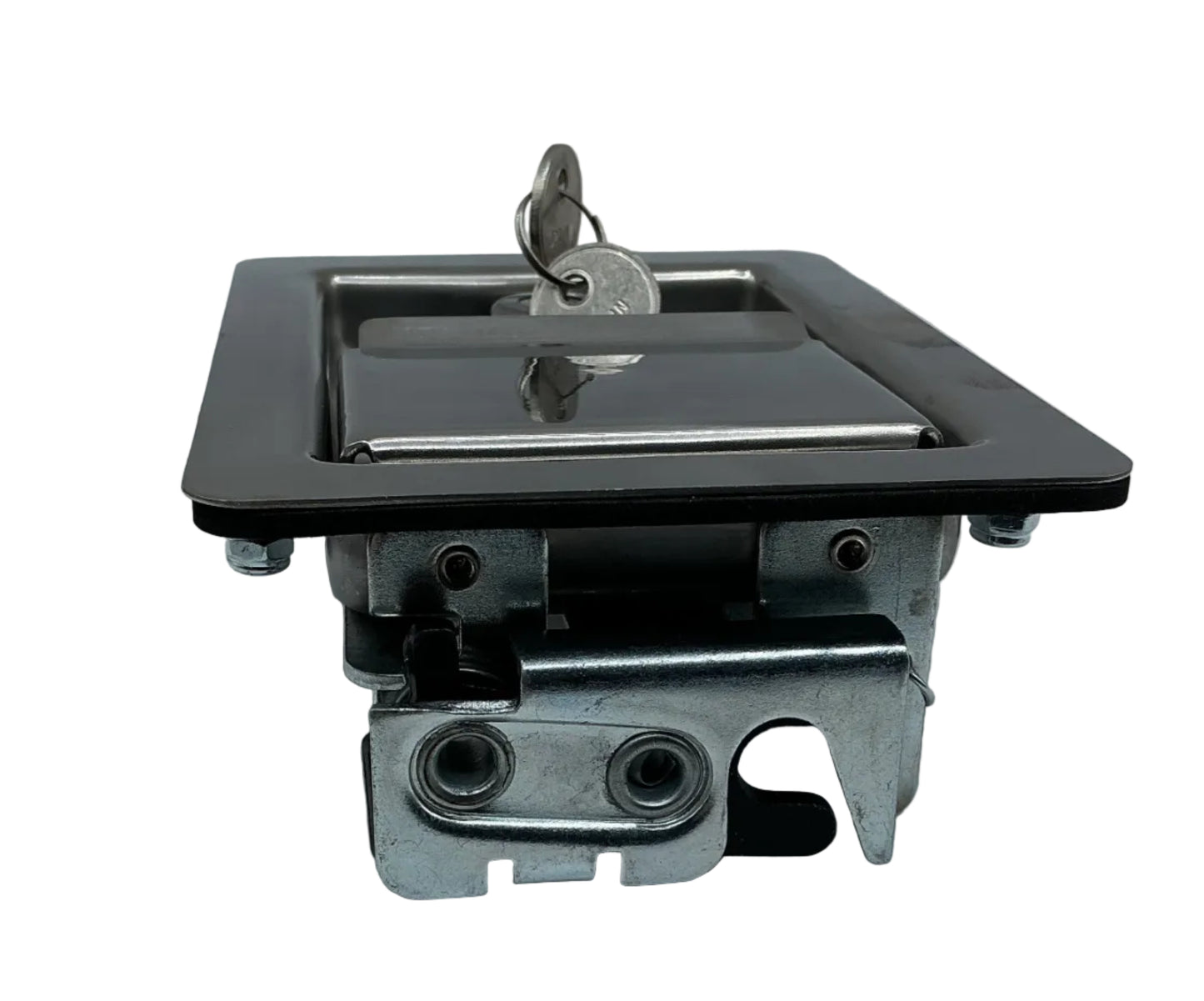 LATCH PADDLE ROTARY POLISH S W/ STUDS TB