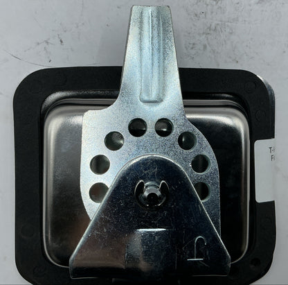 T-Handle Locking, Stainless Finish, 2 3/4" X 3 3/4" Hole Size