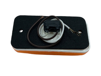 AMBER LIGHT LED MARKER 3-7/8" X 1-7/8"