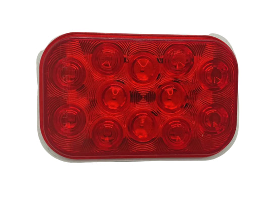 LIGHT LED RECTANGULAR RED 4" X 6"
